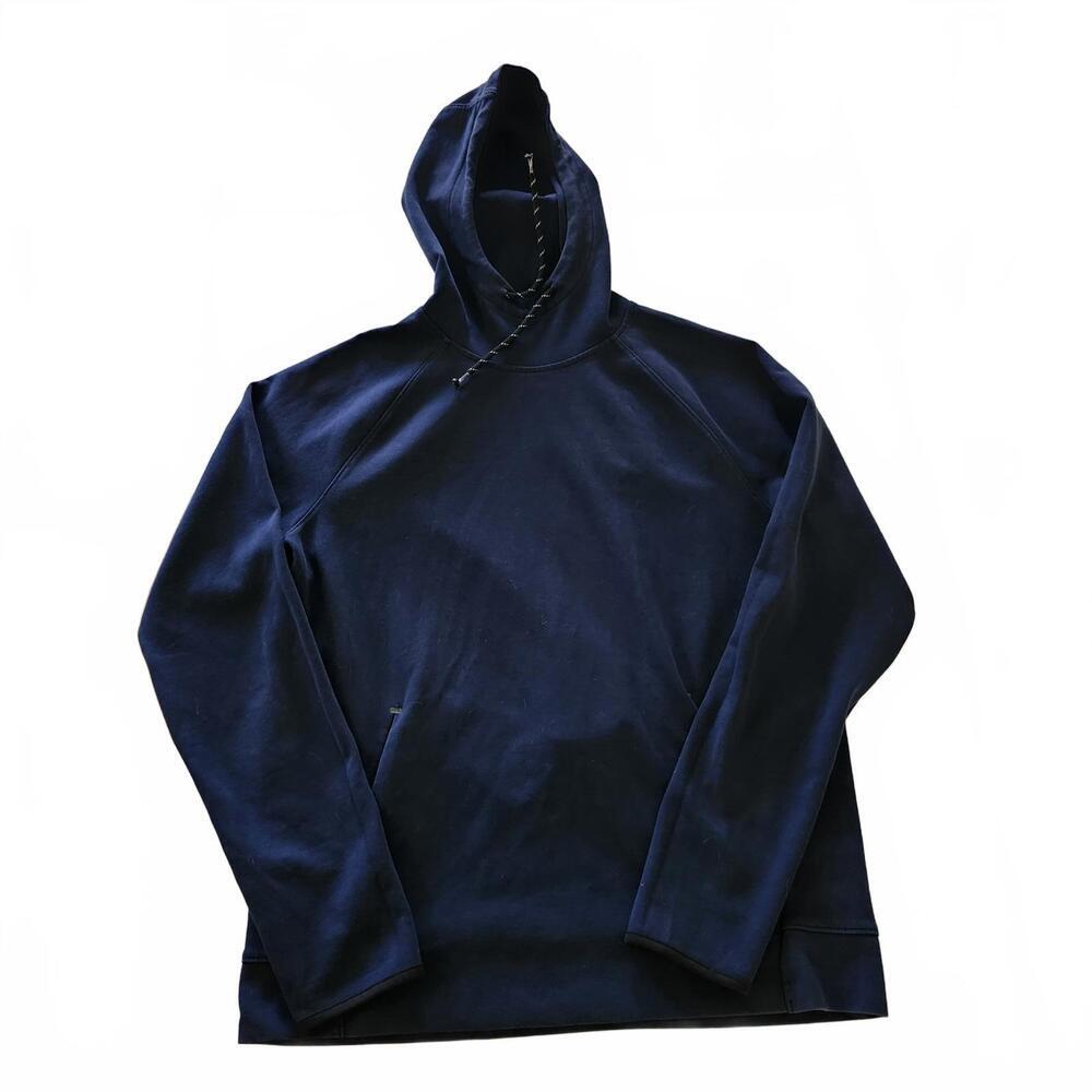 Old Navy Mens  Hoodie Size Medium Black Active Dynamic Fleece